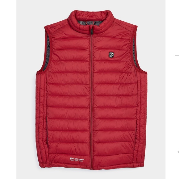 Point Zero Performance red burgundy lightweight quilted vest NWT - Picture 1 of 10